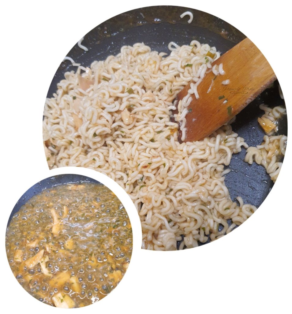 Préparation du "Mongolian Chicken" ou Le Poulet à la mongole