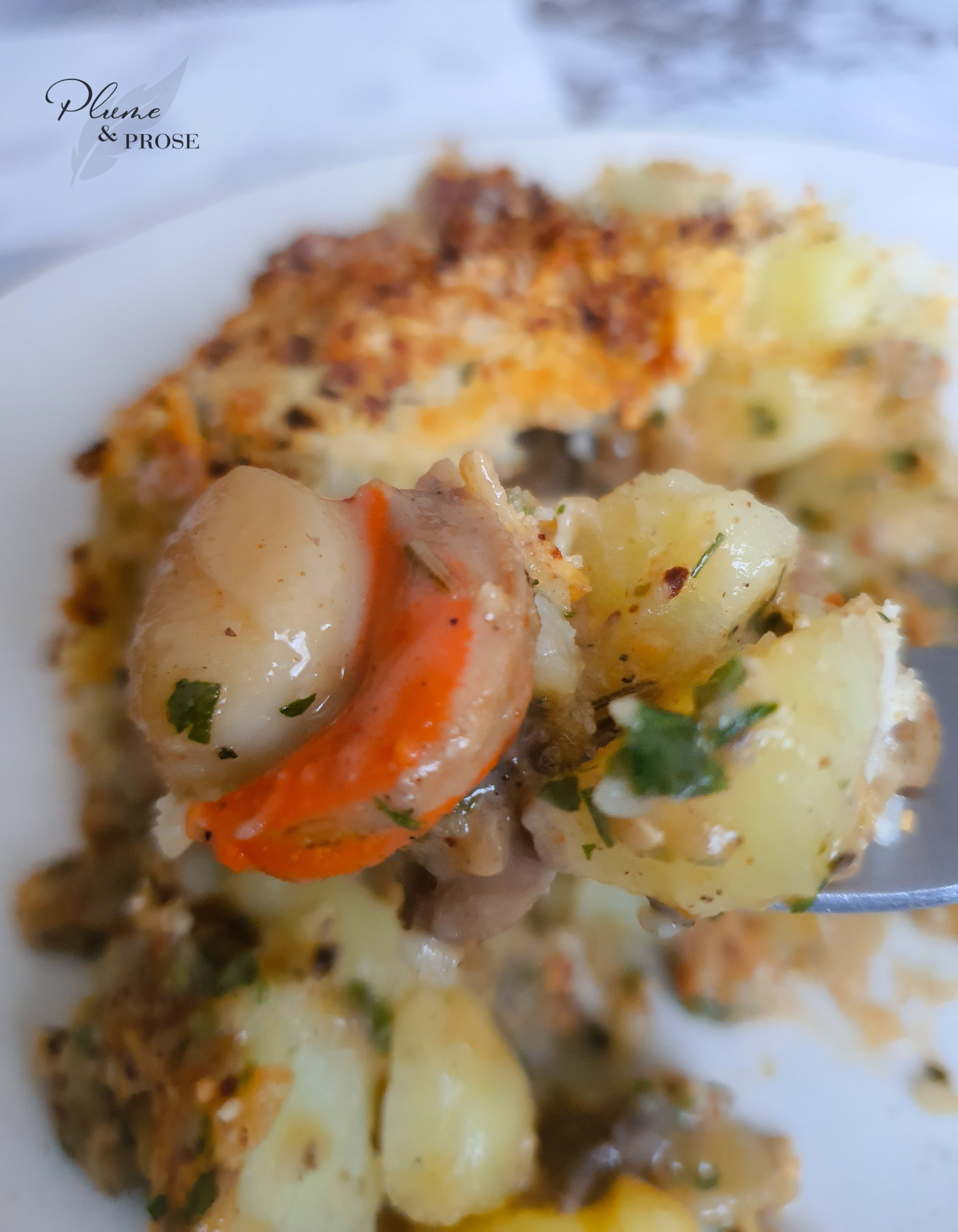 "Gratin de Manx Queenies" ou le Gratin de Noix de Saint-Jacques