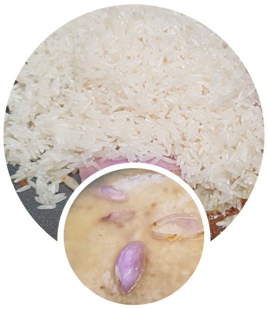 Préparation du "Arroz Blanco" ou le Riz à la Colombienne