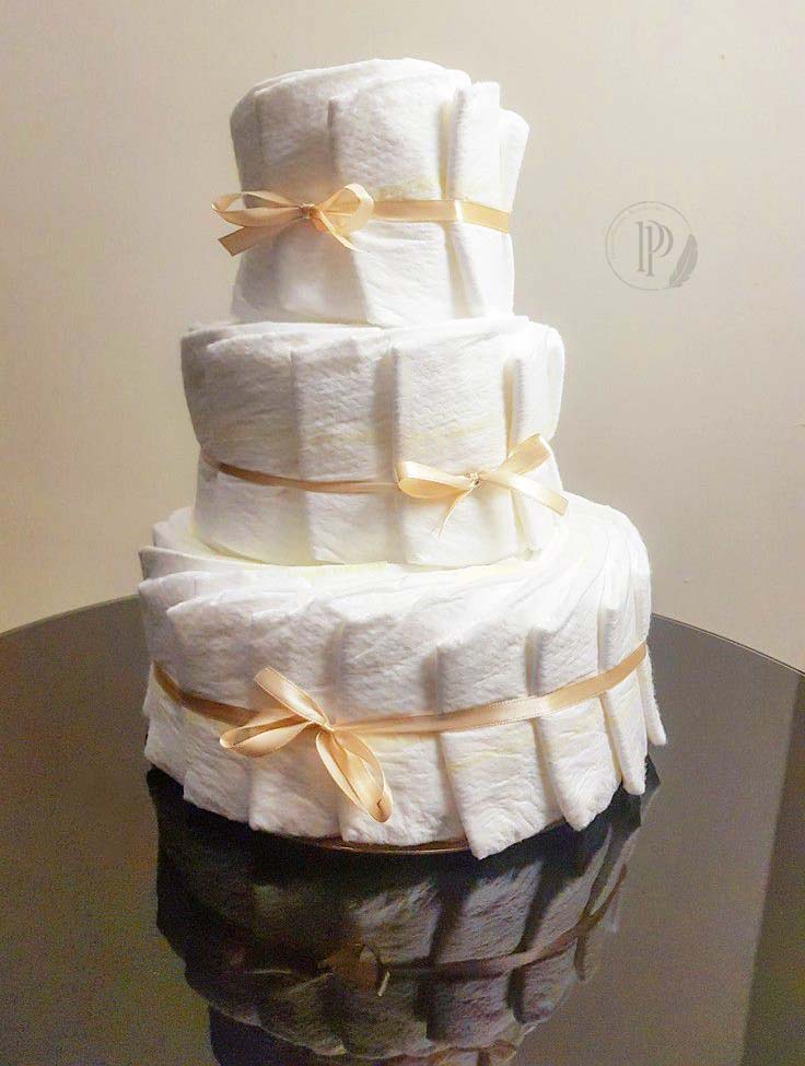 "Diaper Cake" ou le Gâteau Couche à offrir