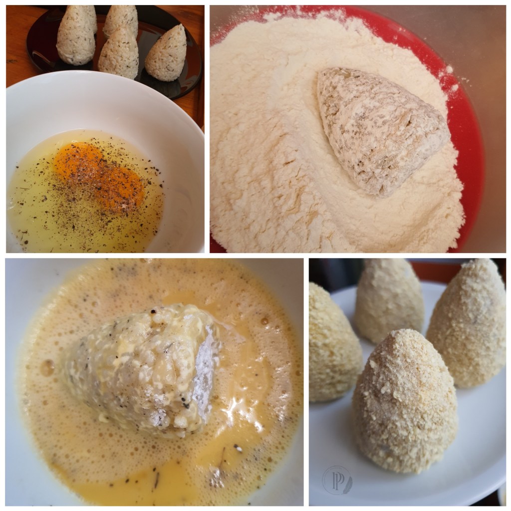 Préparation des arancini