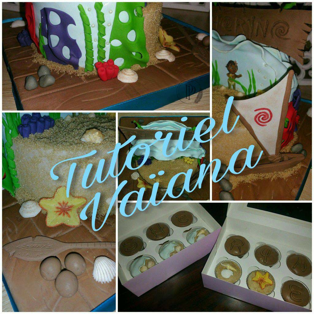 DIY : How to make Moana Cake Design