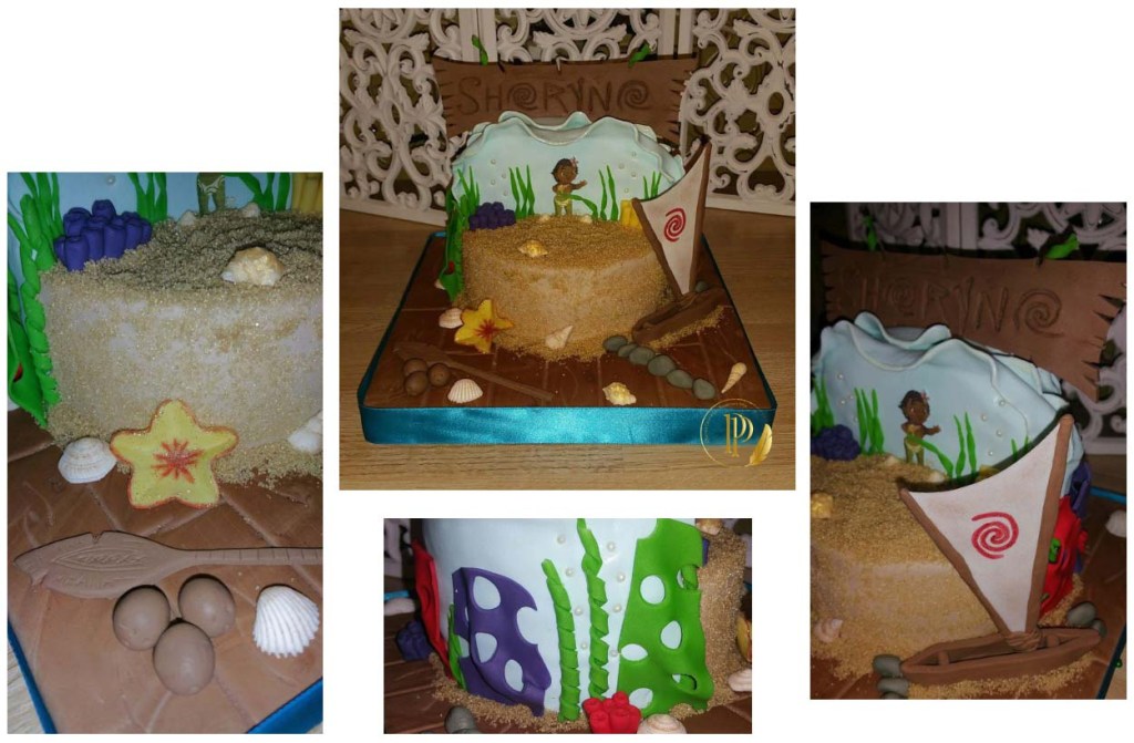 DIY : How to make Moana Cake Design