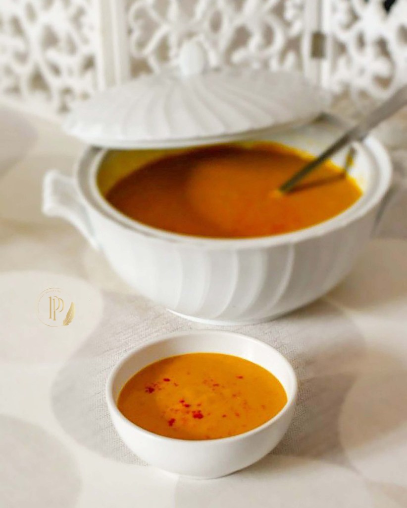 Laissez-vous tenter par l'onctuosité de ce Velouté de lentilles corail au cumin