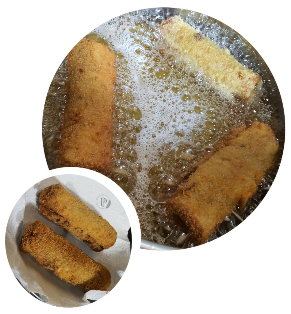Préparation des roulés jambon-fromage