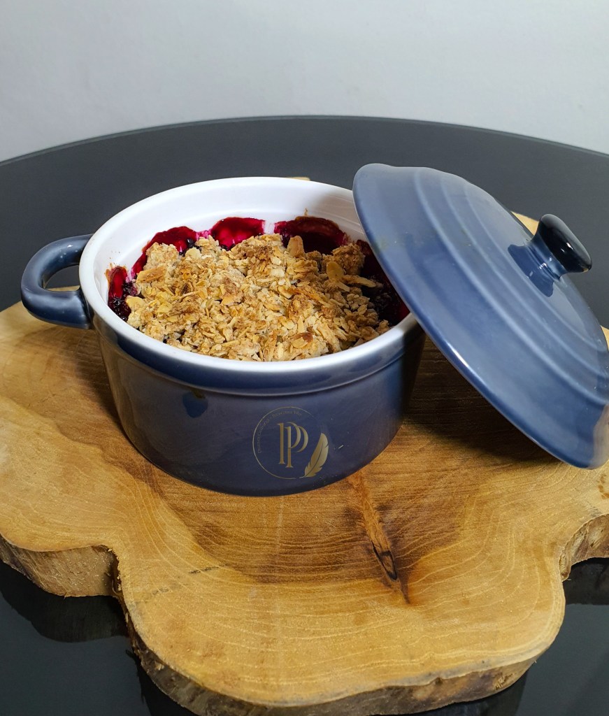 "Frozen fruit & almond crumble" ou le délice fruité et gourmand